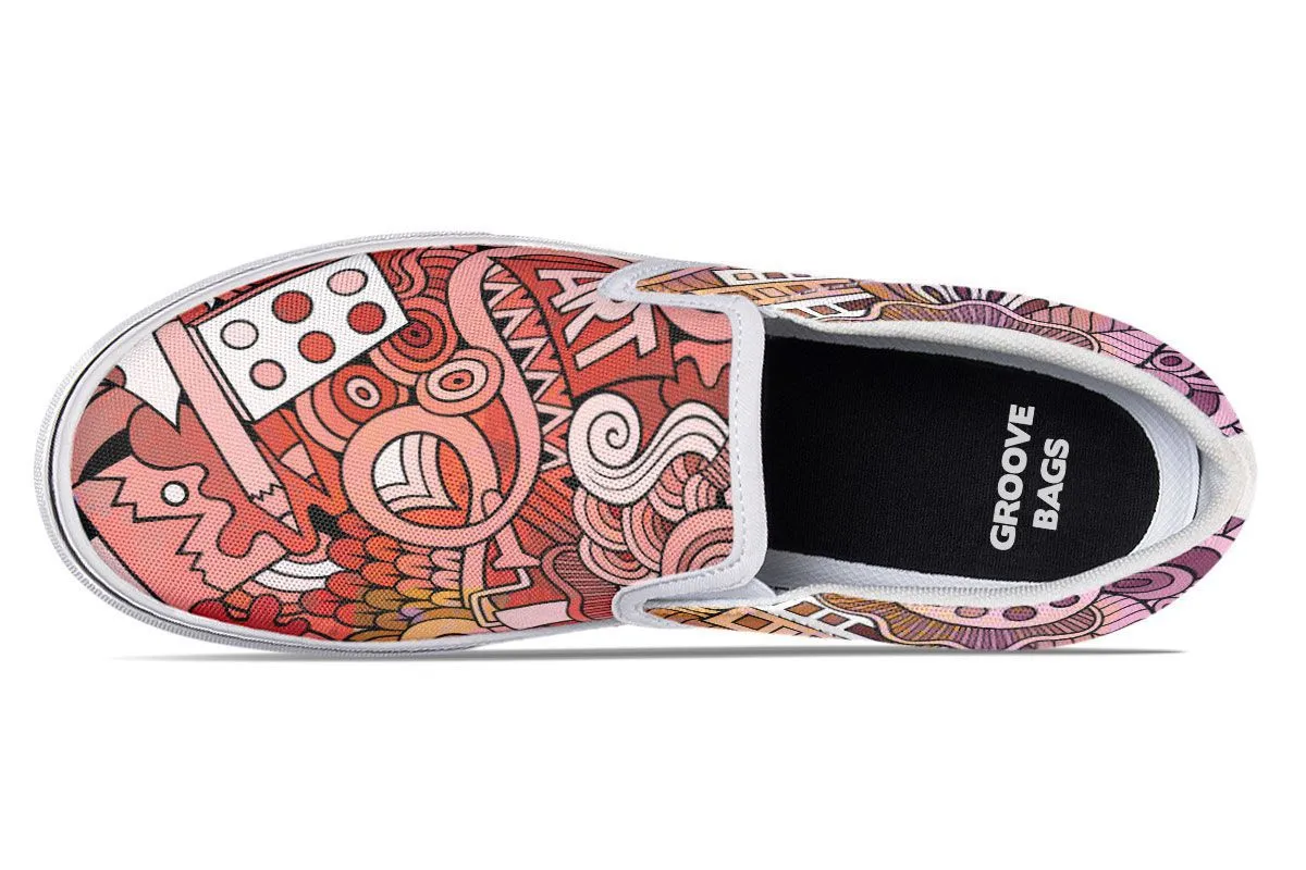 Colorful Art Slip-On Shoes