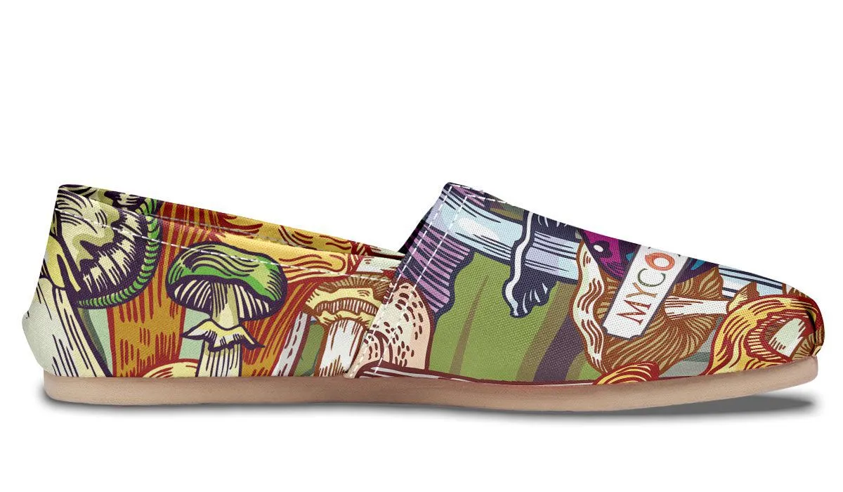 Colorful Mycology Casual Shoes