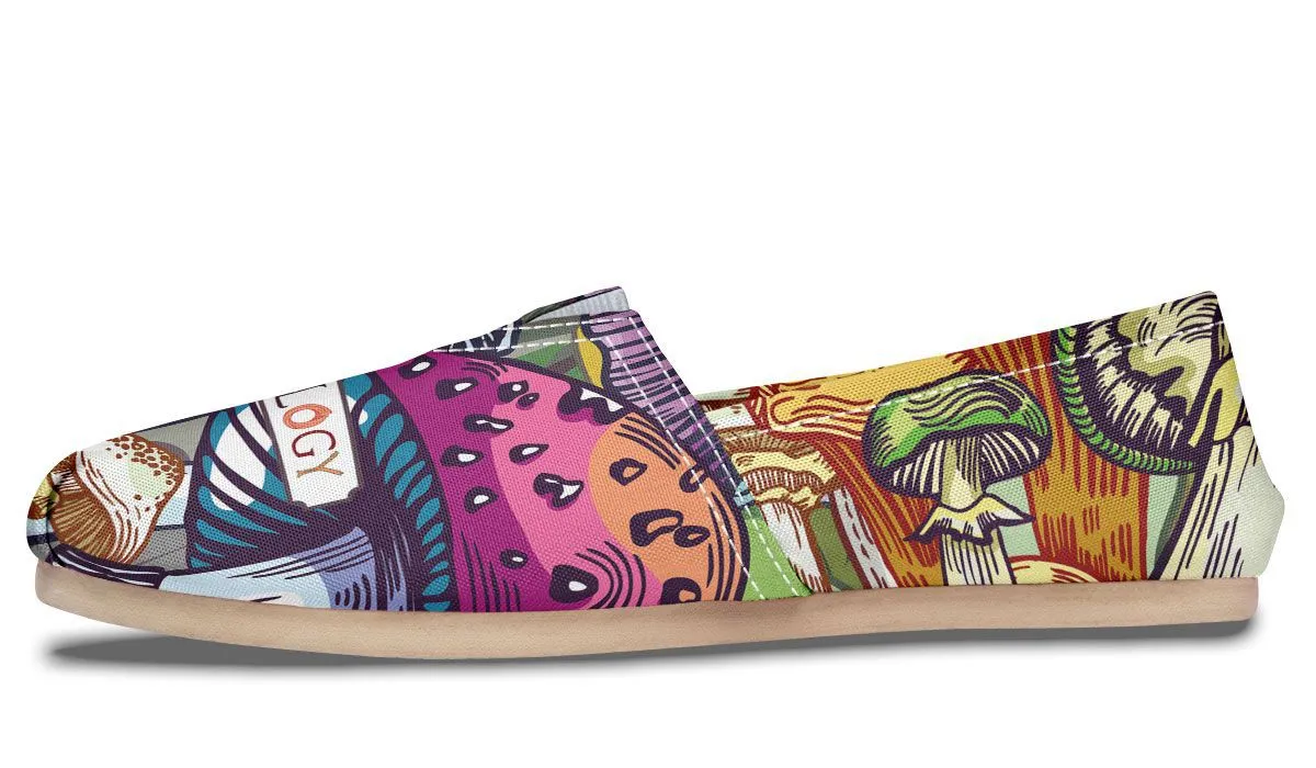 Colorful Mycology Casual Shoes