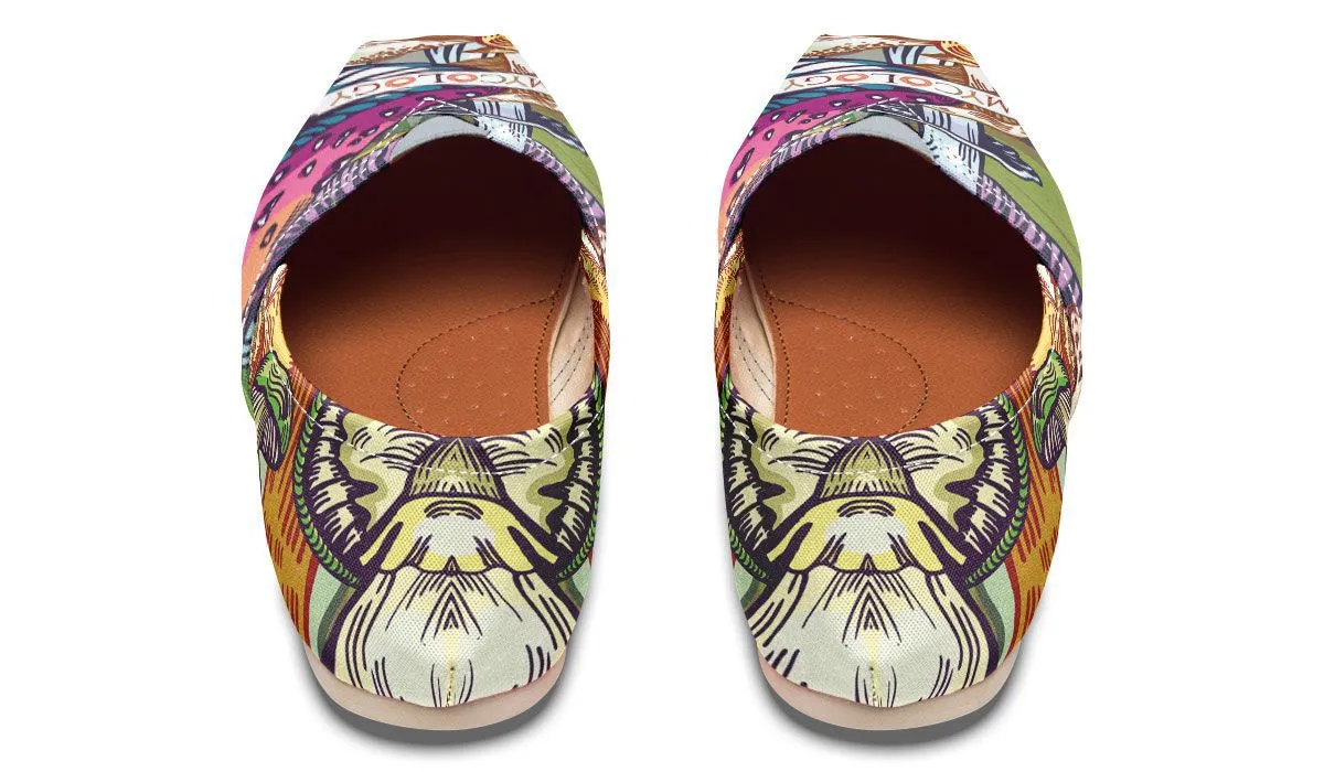Colorful Mycology Casual Shoes