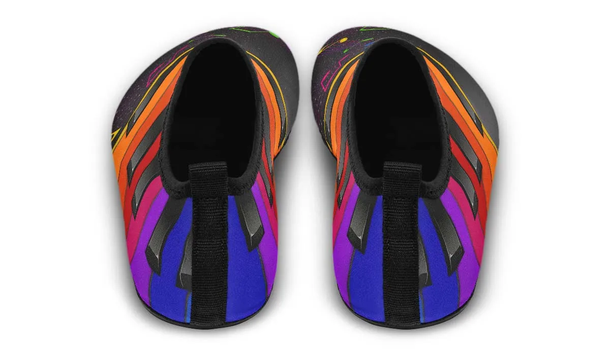 Colorful Piano Aqua Barefoot Shoes