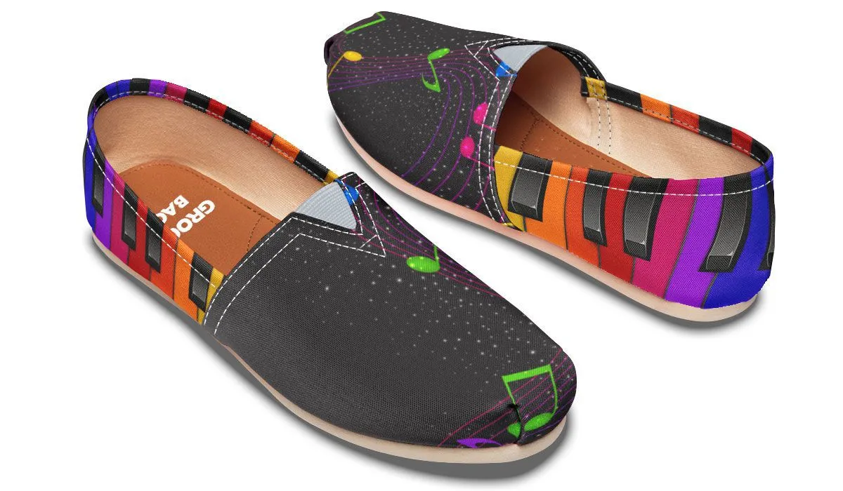 Colorful Piano Casual Shoes