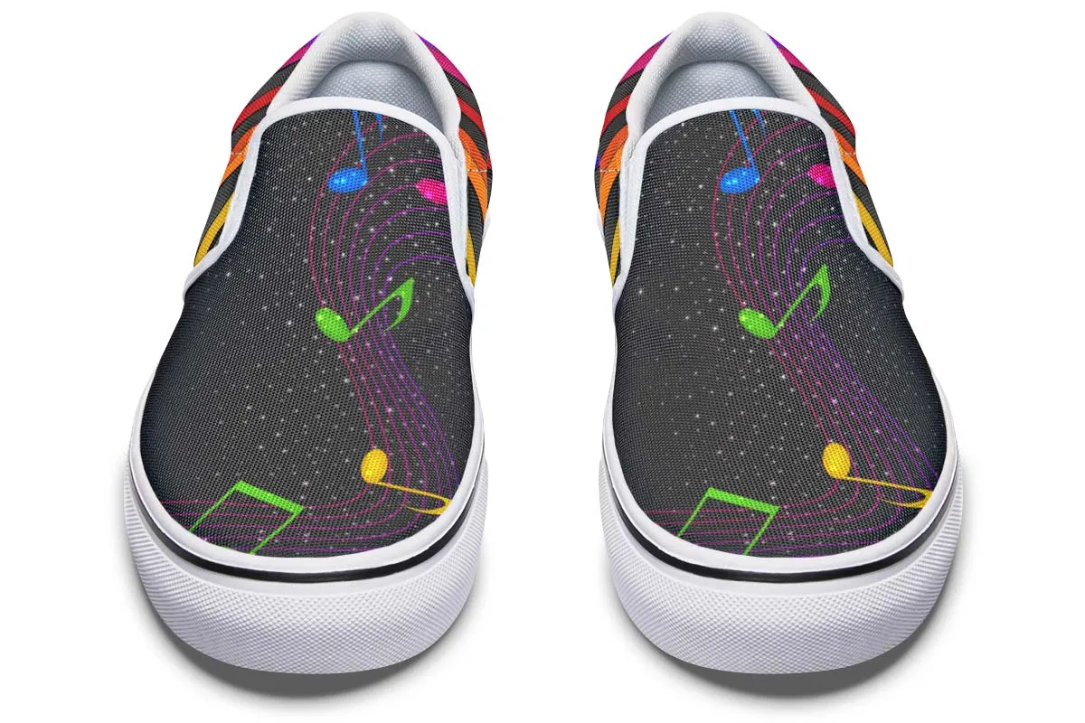 Colorful Piano Slip-On Shoes