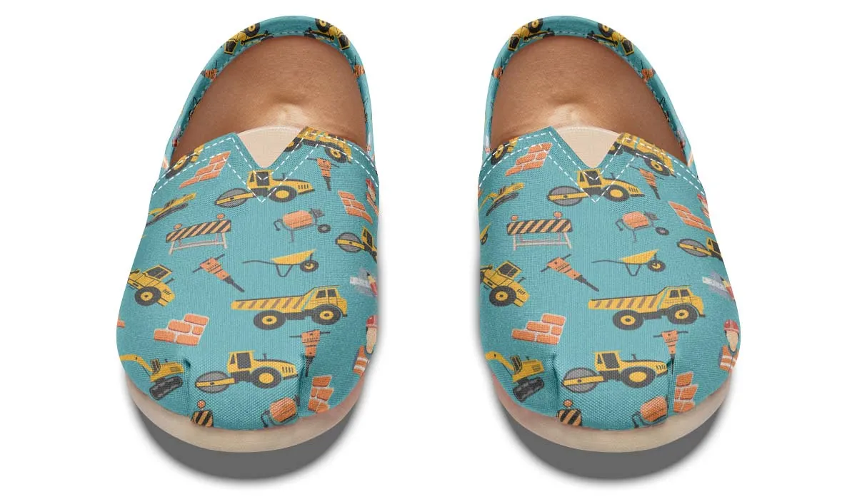 Construction Pattern Casual Shoes