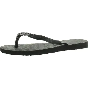 Crystal Girls Embellished Slip On Flip-Flops