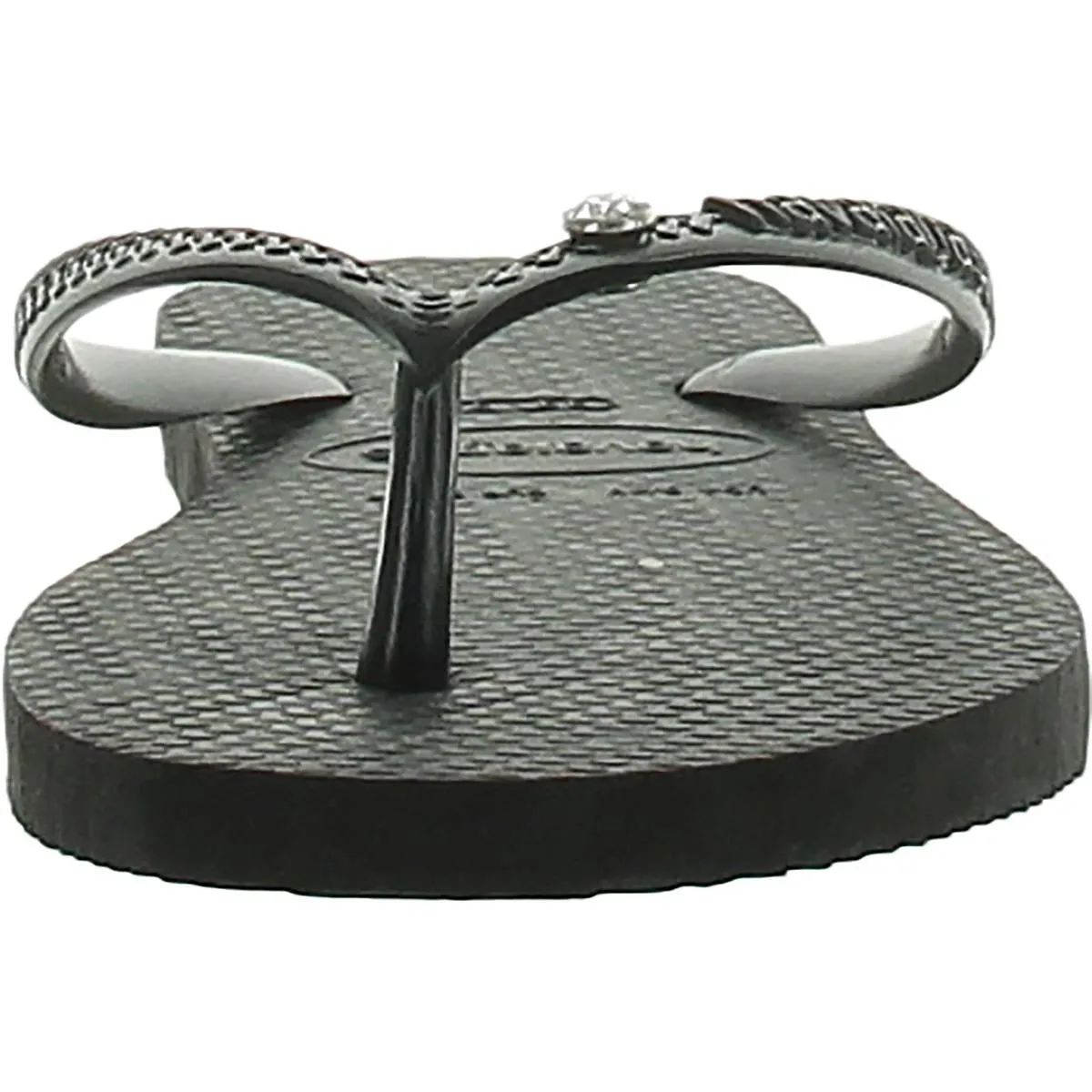 Crystal Girls Embellished Slip On Flip-Flops