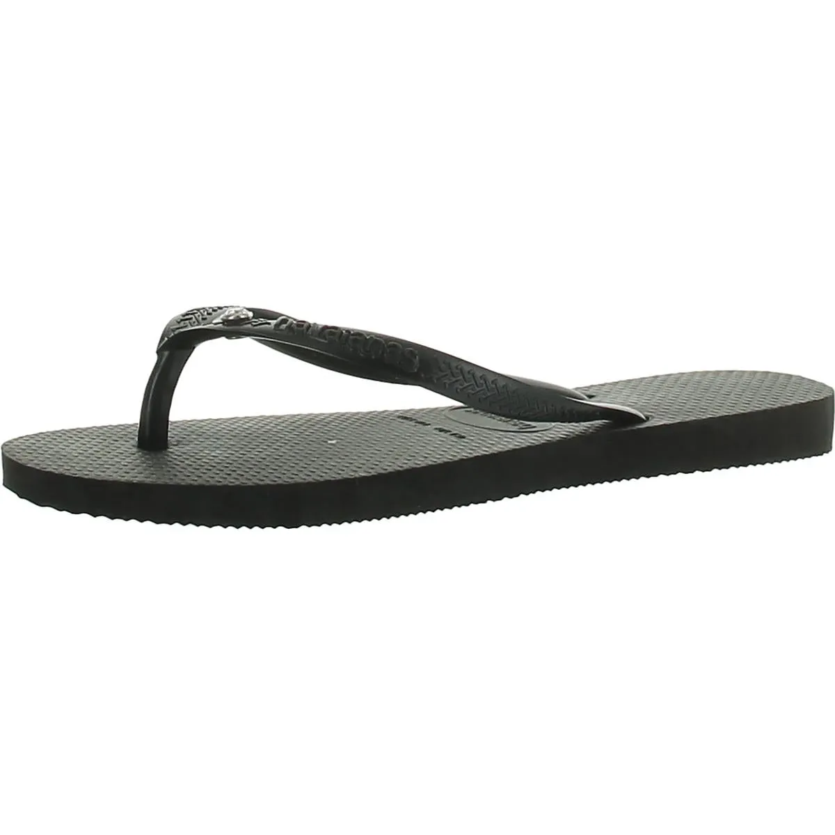Crystal Girls Embellished Slip On Flip-Flops