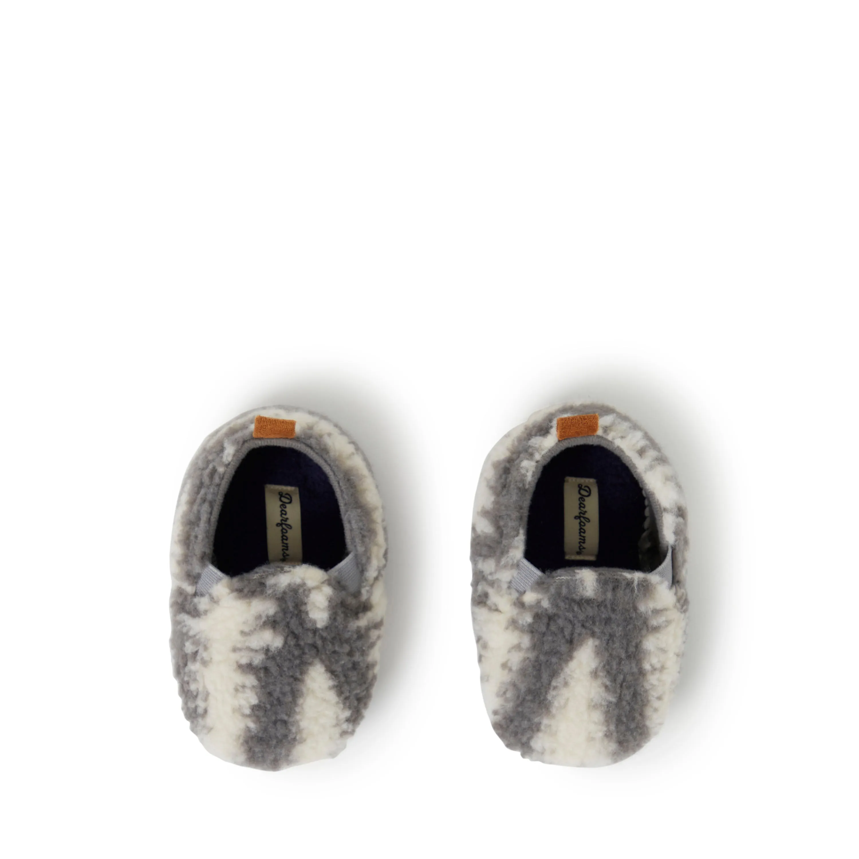 Dearfoams Baby Tree Pattern Closed Back Slippers