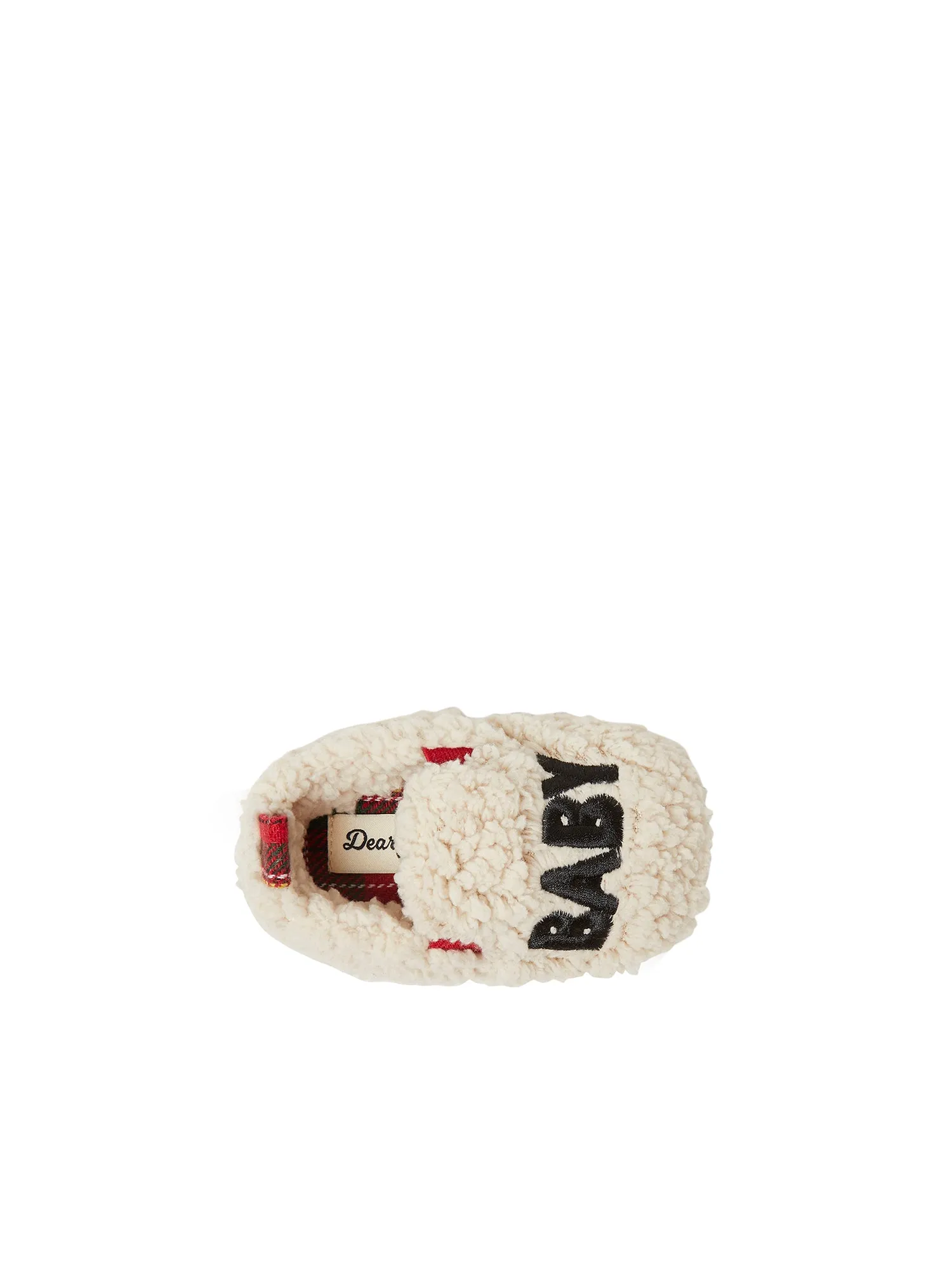 Dearfoams Kid's Baby Bear Faux Shearling Closed Back Slipper
