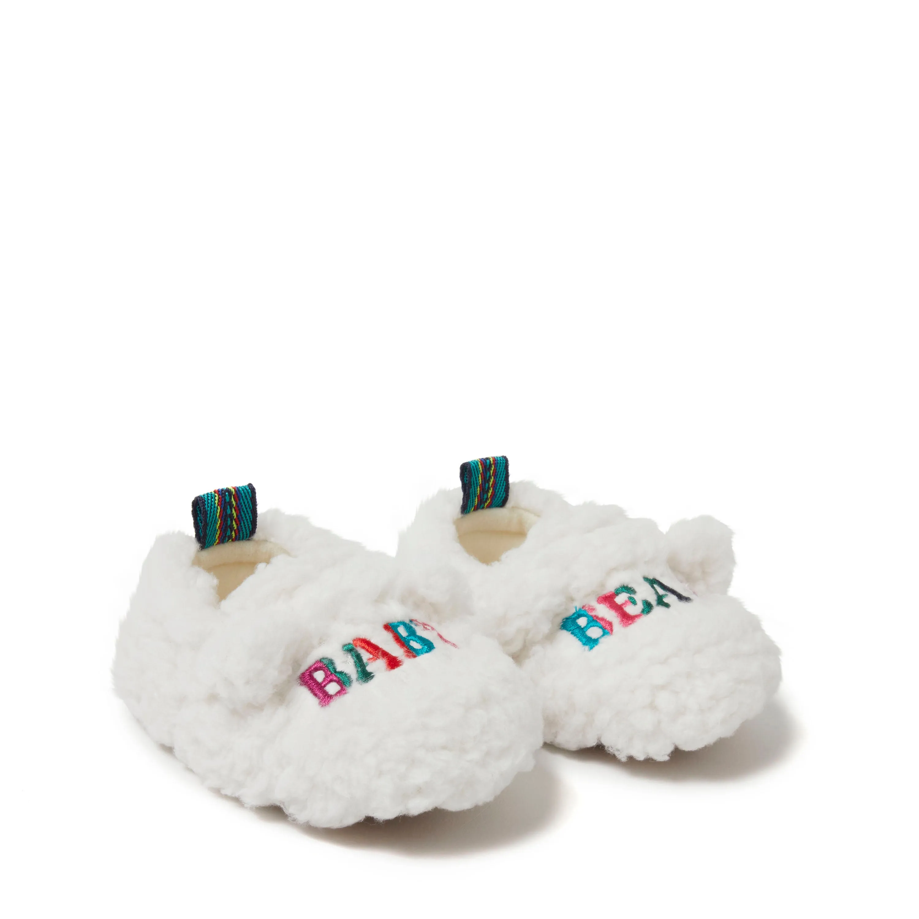 Dearfoams Kid's Baby Bear Teddy Closed Back Slipper