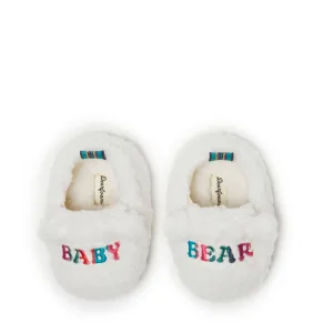 Dearfoams Kid's Baby Bear Teddy Closed Back Slipper