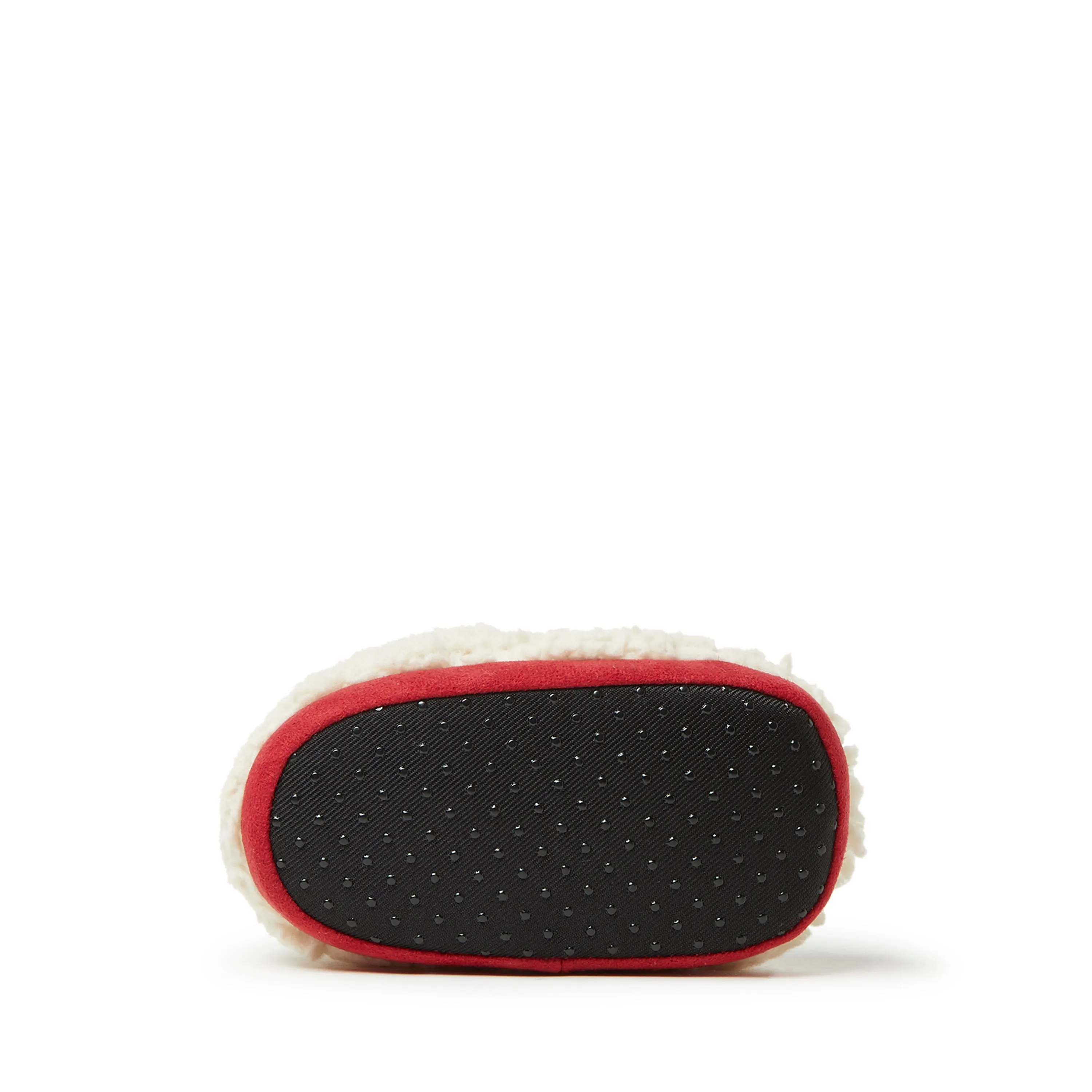 Dearfoams Kids Buffalo Check Baby Bear Closed Back Slipper