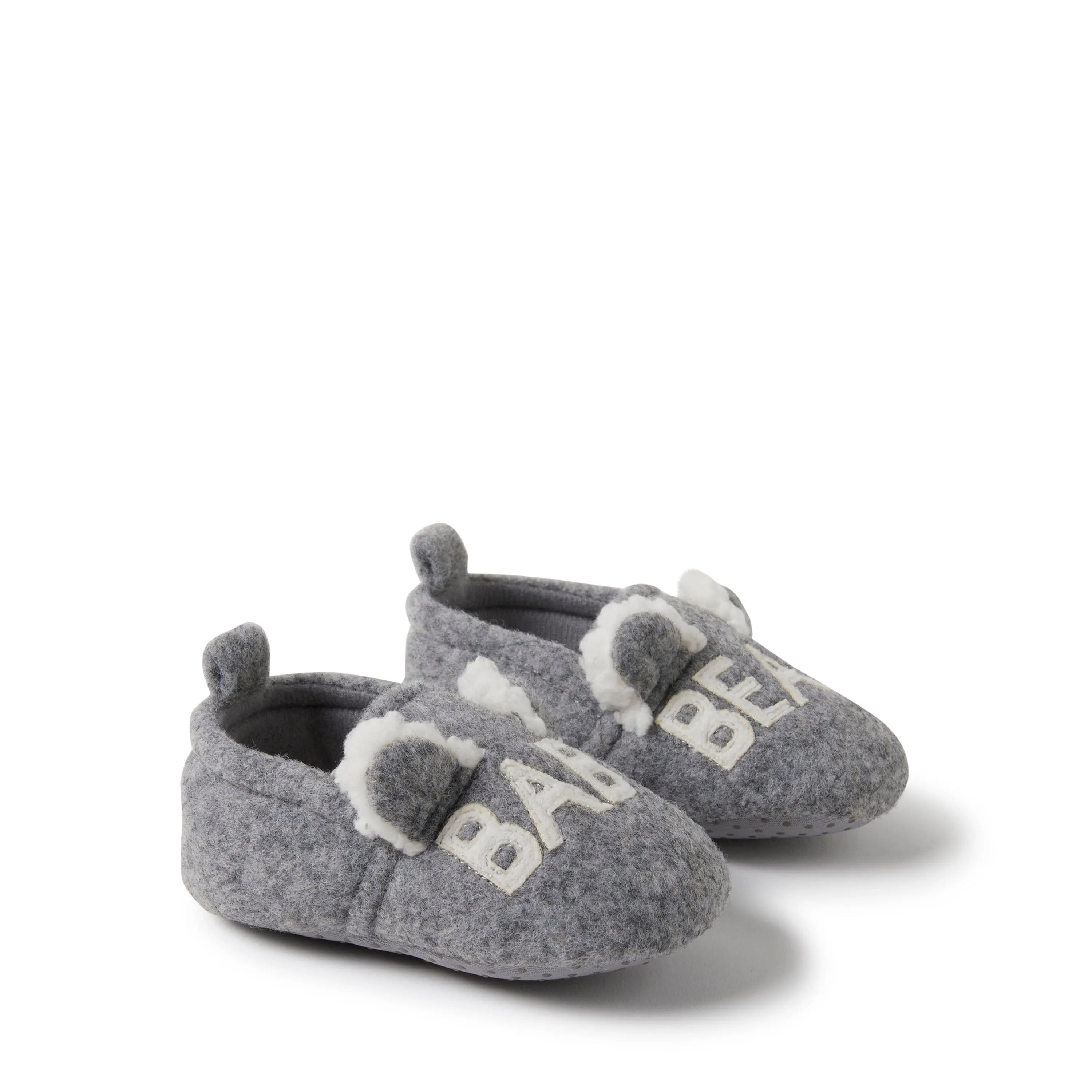 Dearfoams Kid's Casey Baby Bear Family Scuff Slipper