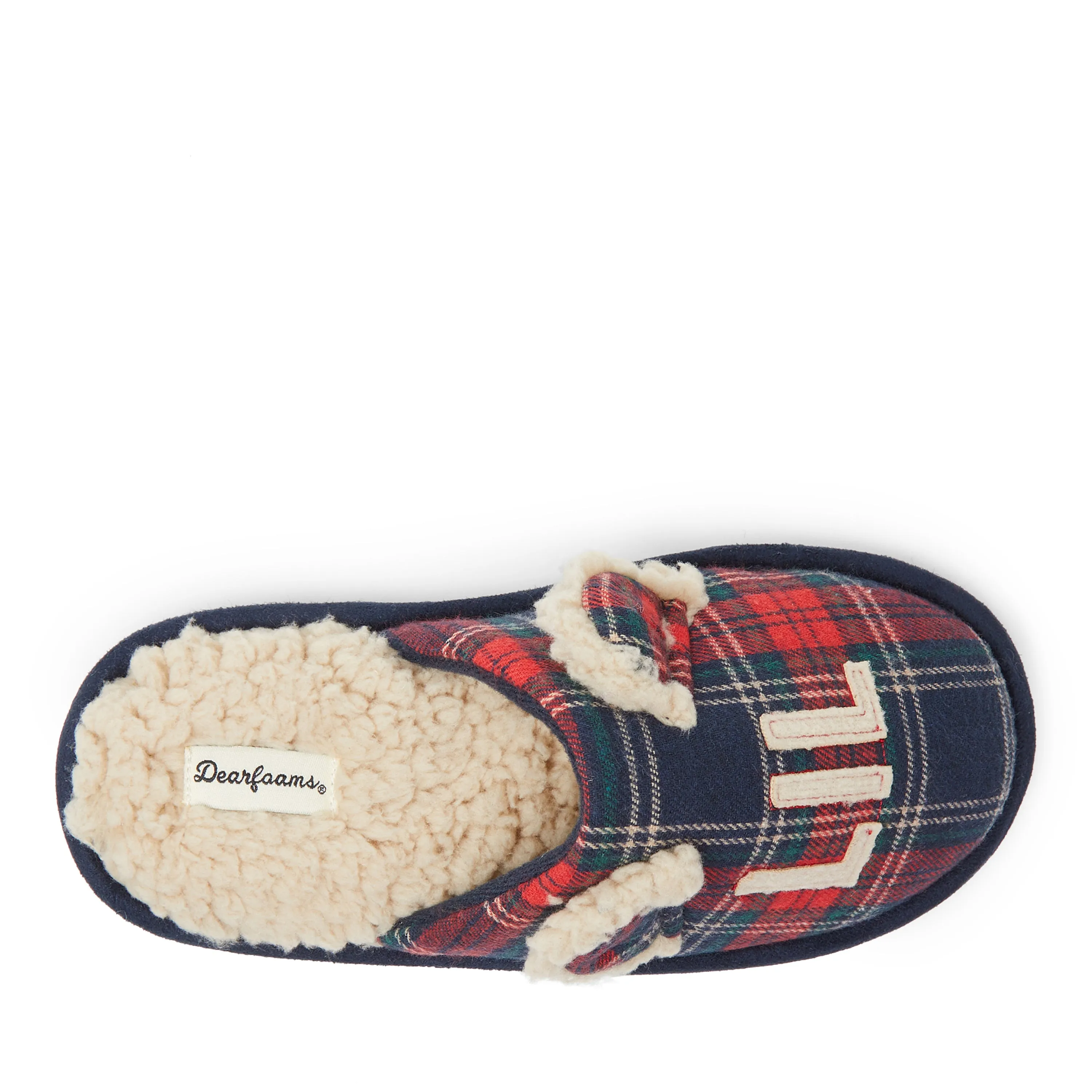 Dearfoams Kid's Casey Lil Bear Scuff Slipper