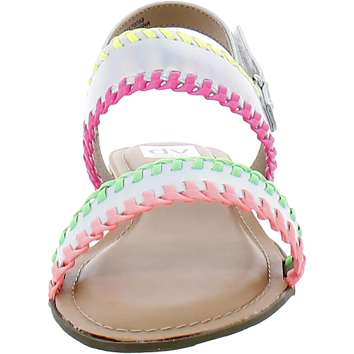 Doe Girls Iridescent Metallic Slingback Sandals