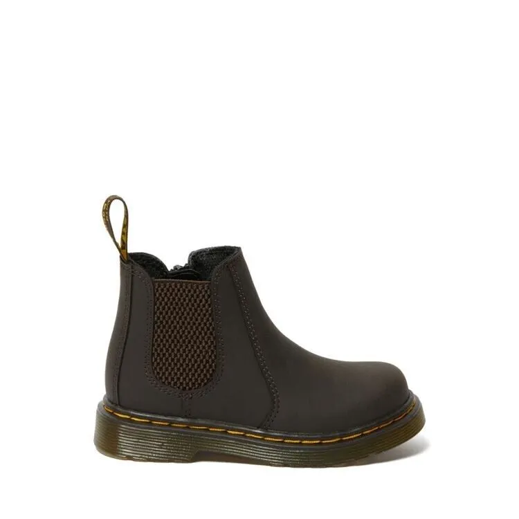 Dr. Martens 2976 R25853207 Boots Toddlers 10 Dark Brown Leather Chelsea ZPO1009
