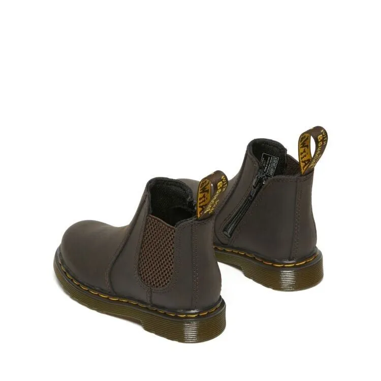 Dr. Martens 2976 R25853207 Boots Toddlers 10 Dark Brown Leather Chelsea ZPO1009