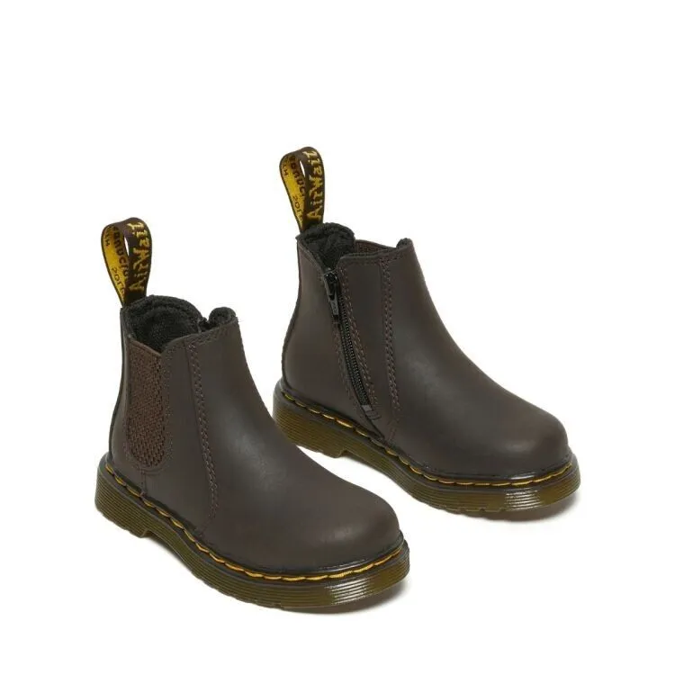 Dr. Martens 2976 R25853207 Boots Toddlers 10 Dark Brown Leather Chelsea ZPO1009