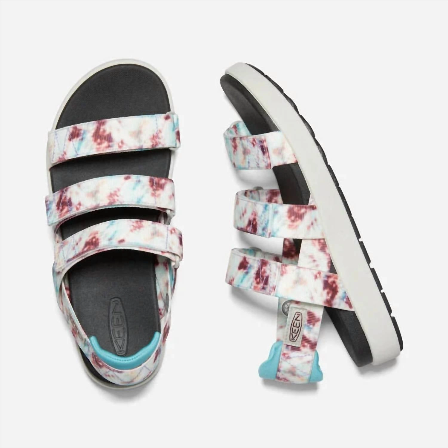 Elle Strappy Sandal In Andorra/ Tie Dye