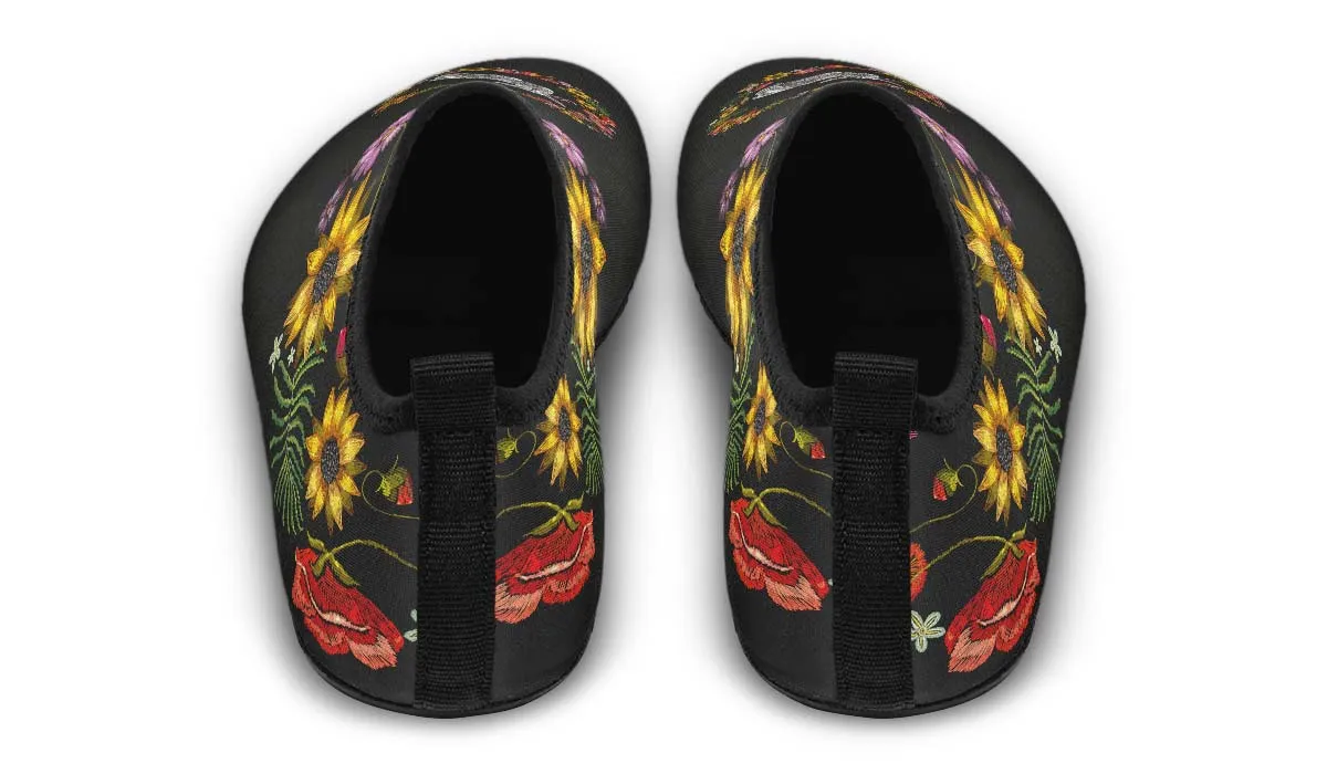 Embroidery Sheep Aqua Barefoot Shoes