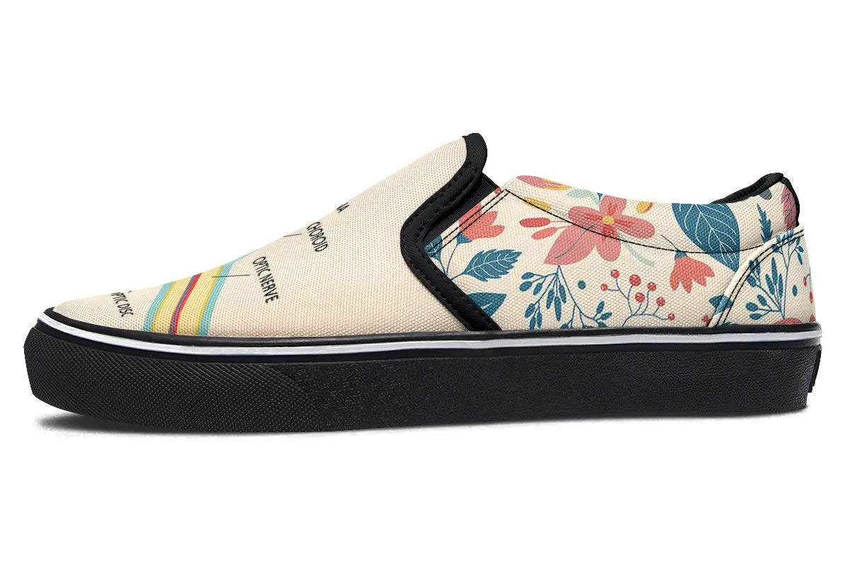 Eye Structure Slip-On Shoes