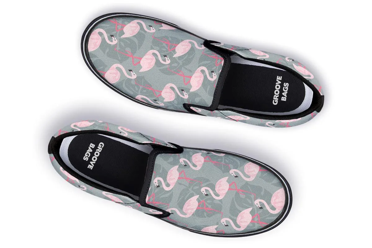 Fancy Flamingos Slip-On Shoes