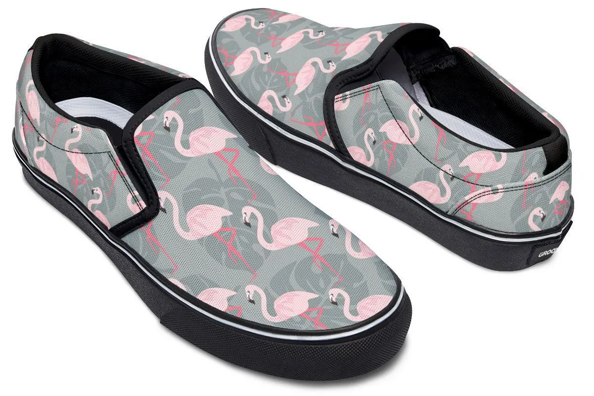 Fancy Flamingos Slip-On Shoes