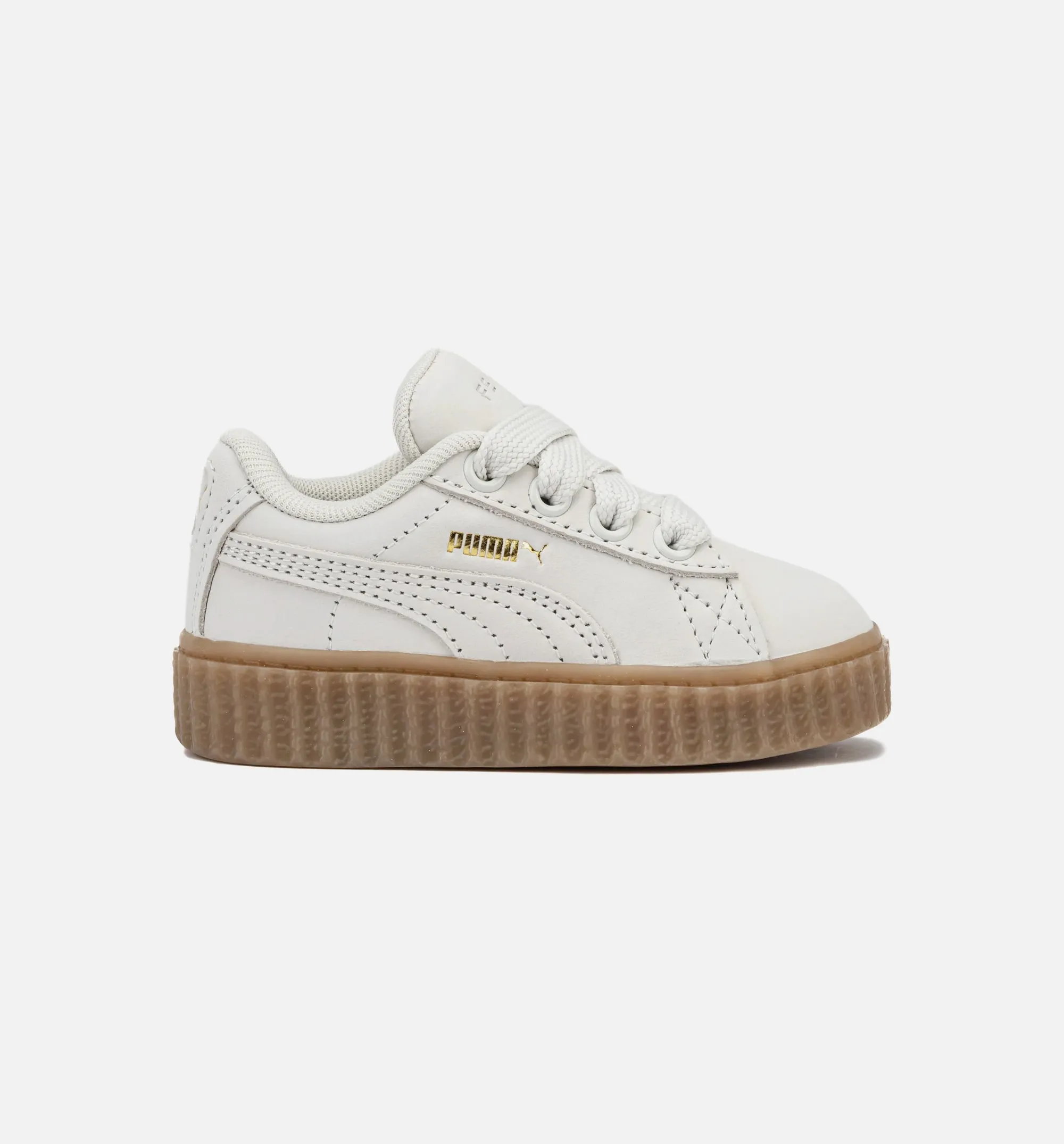 Fenty Creeper Phatty Earth Tone Infant Toddler Lifestyle Shoe - Warm White/Gold/Gum