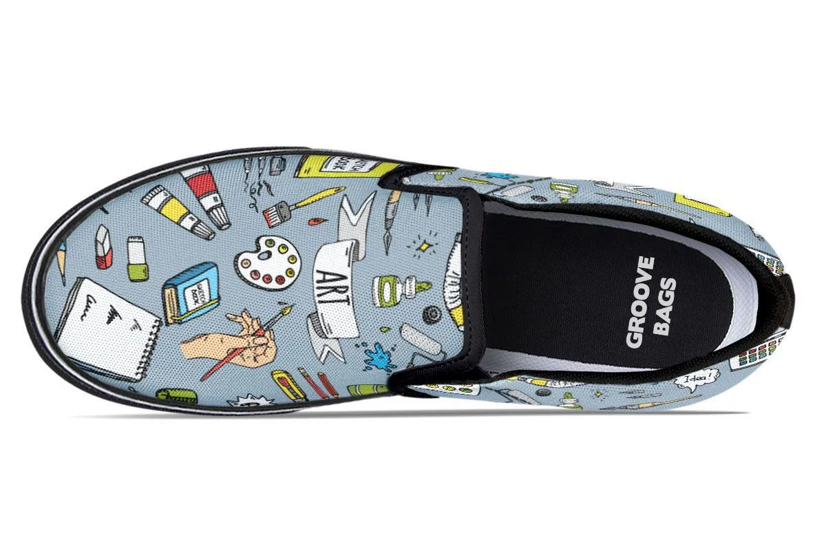 Fine Art Slip-On Shoes