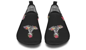 Floral Anatomy Caduceus Aqua Barefoot Shoes