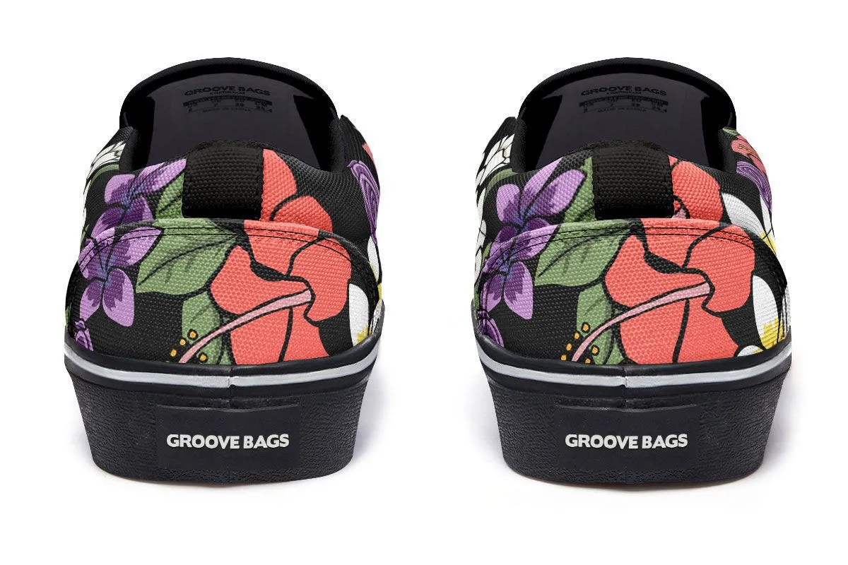 Floral Anatomy Ear Slip-On Shoes