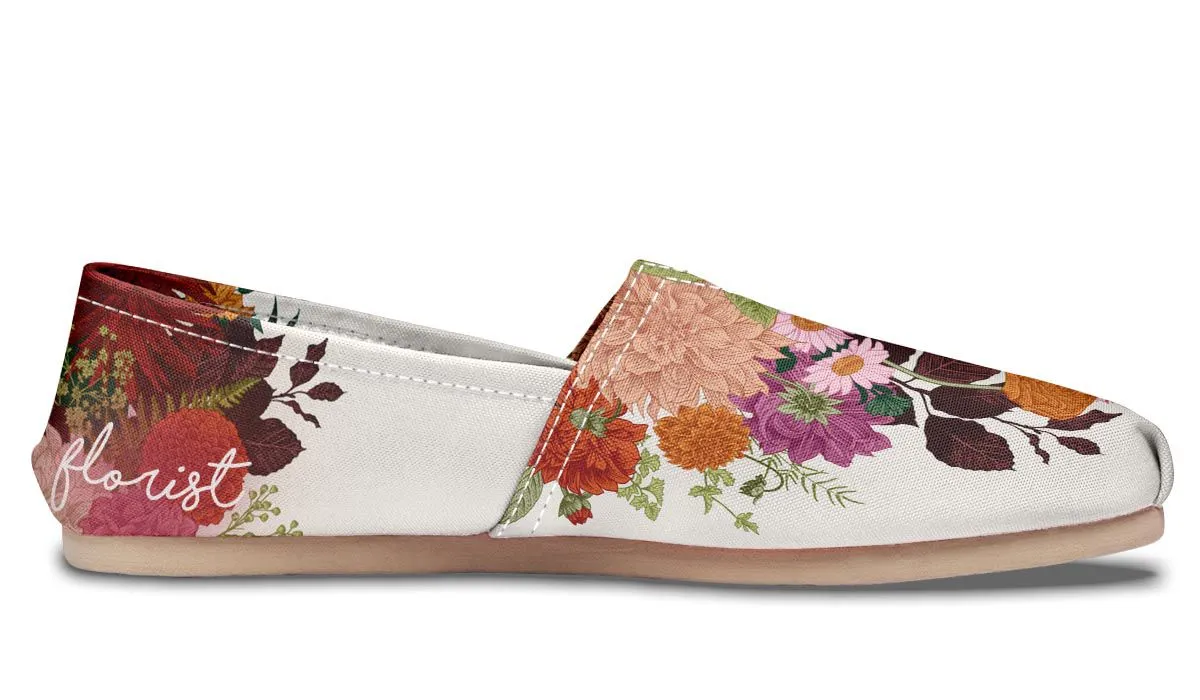 Floral Arrangement Casual Shoes