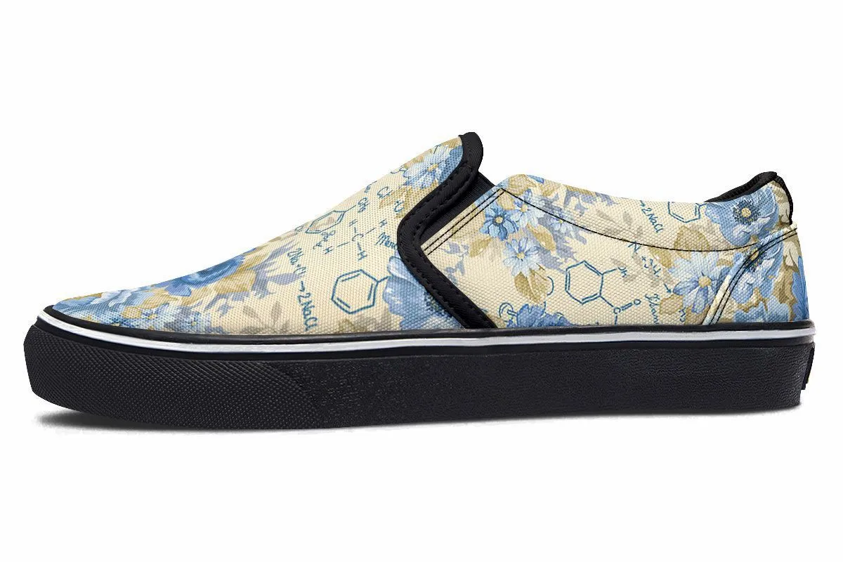 Floral Chemistry Slip-On Shoes