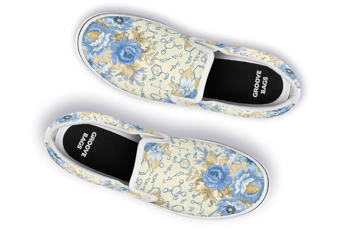Floral Chemistry Slip-On Shoes