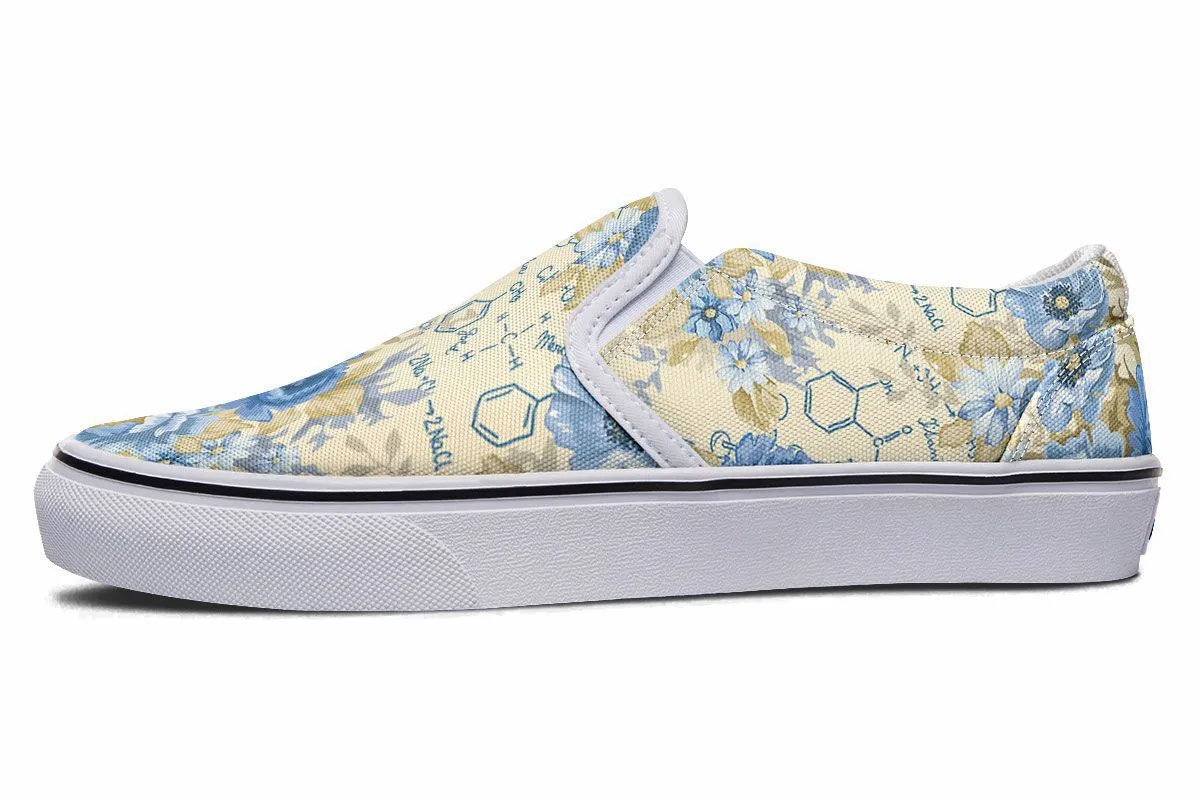 Floral Chemistry Slip-On Shoes