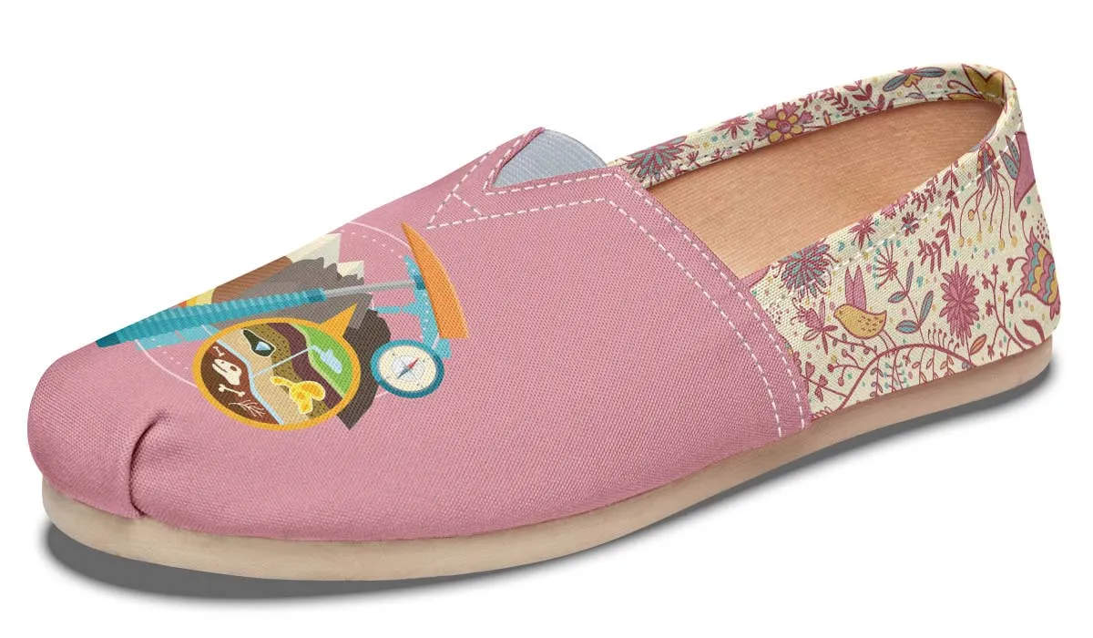 Floral Geology Casual Shoes