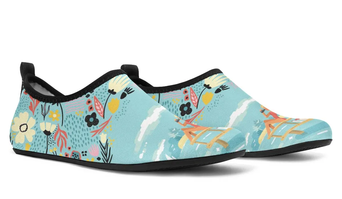 Floral Lifeguard Aqua Barefoot Shoes