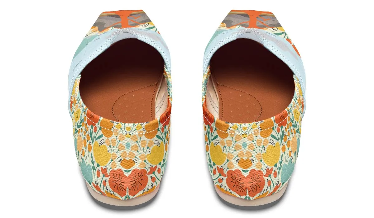 Floral Volcano Casual Shoes