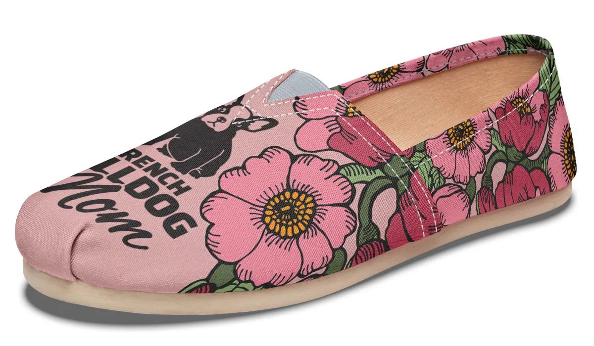 French Bulldog Mom Casual Shoes