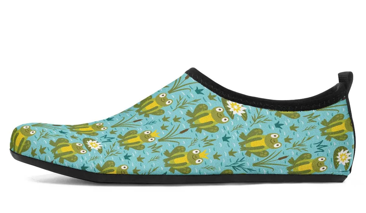 Frog Prince Aqua Barefoot Shoes