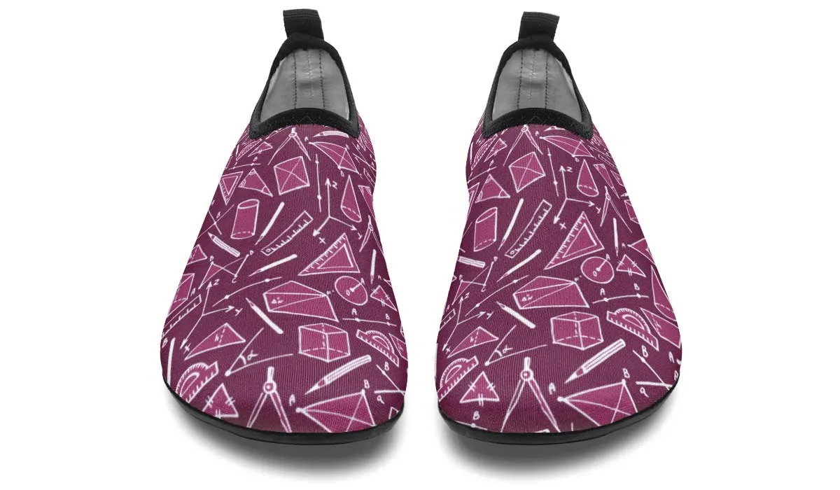 Geometry Pattern Aqua Barefoot Shoes