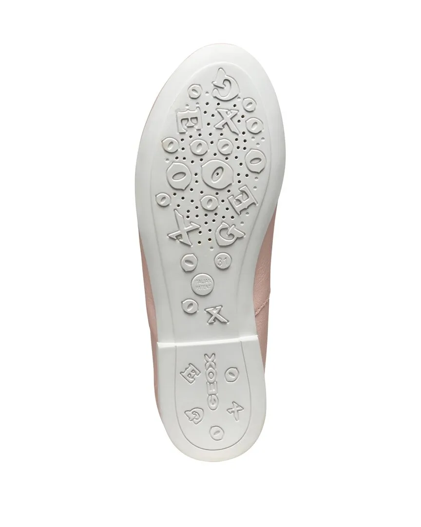 Geox Plie Leather Ballerina Flat