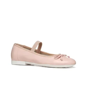 Geox Plie Leather Ballerina Flat