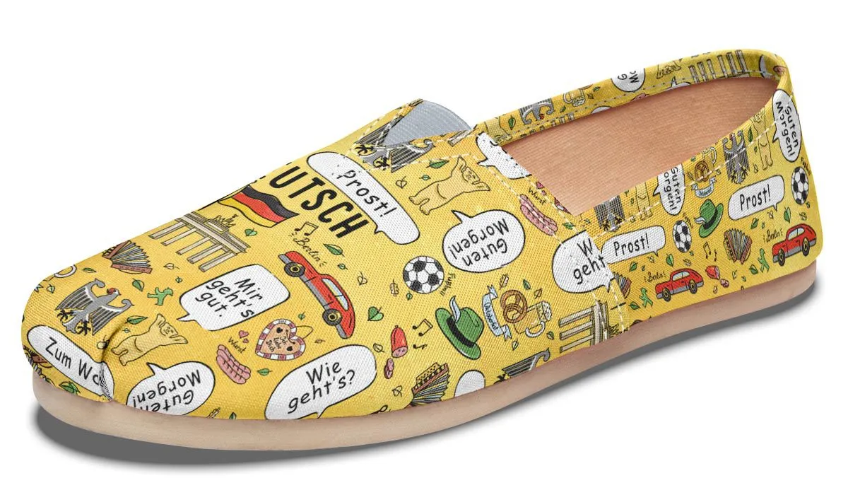 German Phrases Casual Shoes