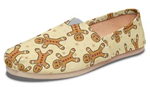 Gingerbread Pattern Casual Shoes