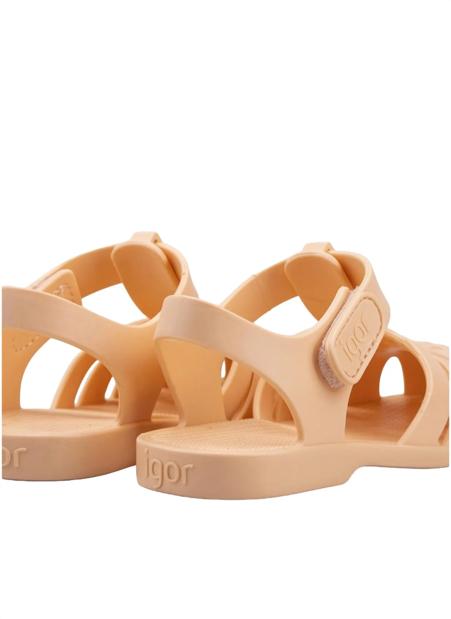 Girl's Clasica V Sandals In Apricot
