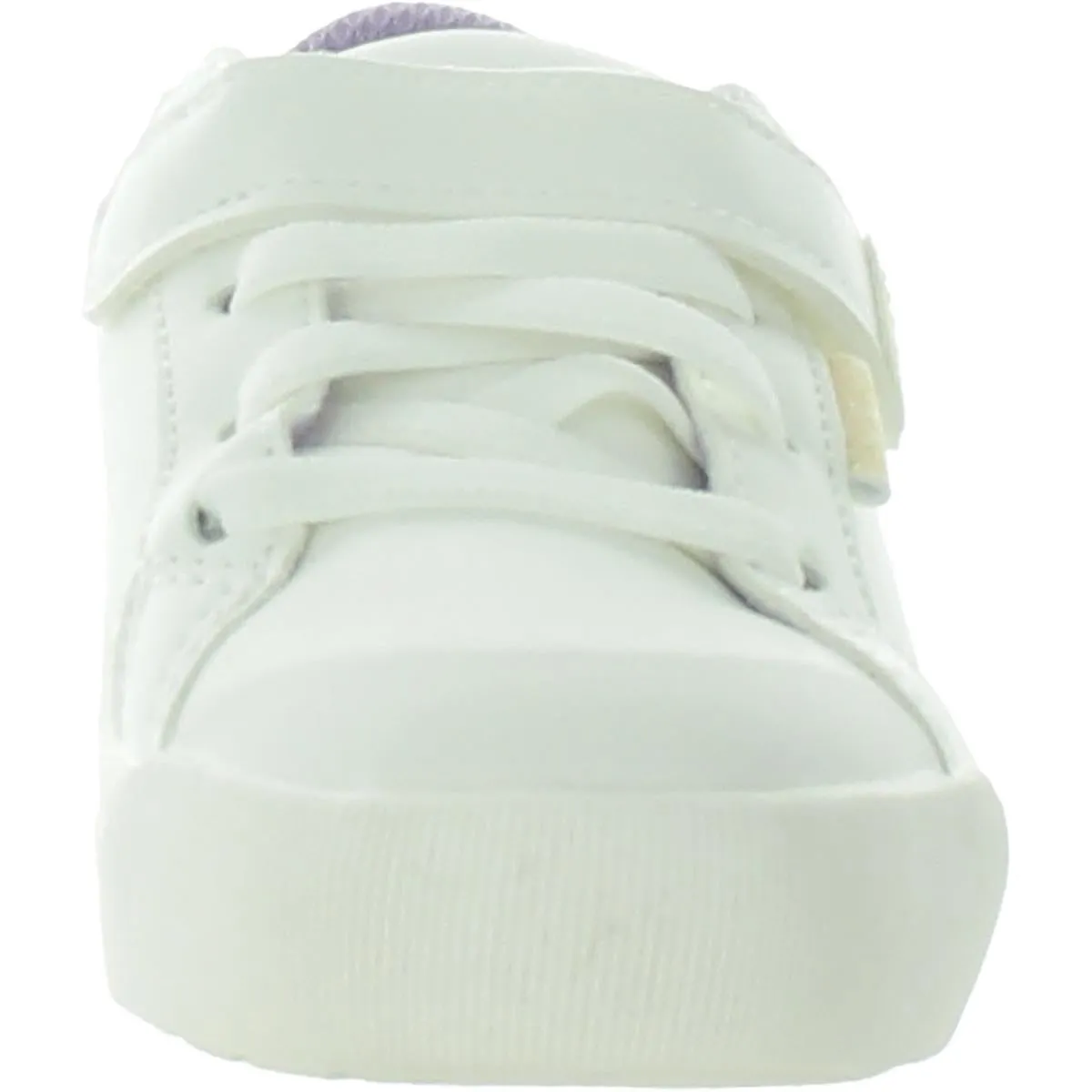 Girls Faux Leather Adjustable Casual and Fashion Sneakers