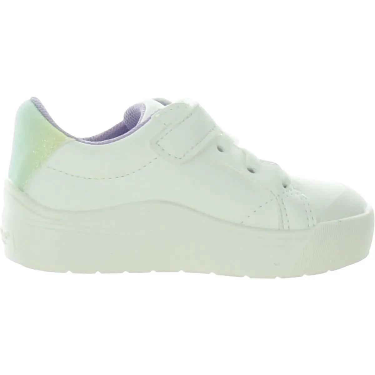 Girls Faux Leather Adjustable Casual and Fashion Sneakers