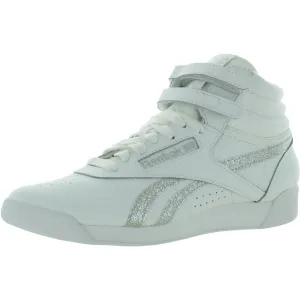 Girls Faux Leather High-Top Casual And Fashion Sneakers