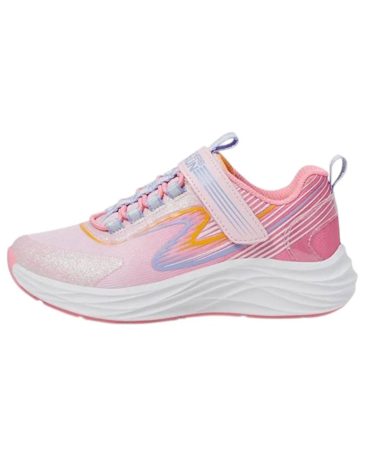 Girl's Go Run Accelerate Sneakers In Pink Multi